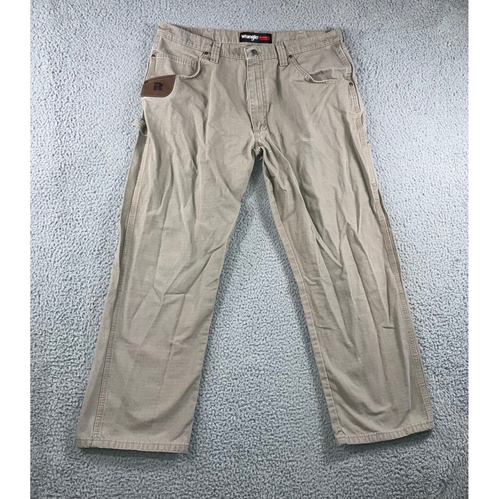 Wrangler Riggs Workwear Pants Men 38x29 Relaxed Fit Carpenter Utility Work